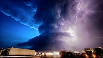 Supercell Lightning Mike Storm Wallpaper