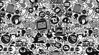 Black And White Collage Wallpaper