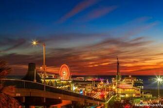 Venice Beach California At Sunset HD Wallpaper Background Image