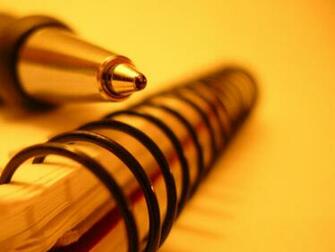 Pen And Paper Writing Wallpaper