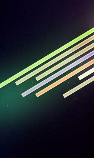 Colored Lines Of Light Lumia Wallpaper