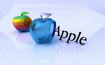 Glass Apple Wallpaper Stock Photos