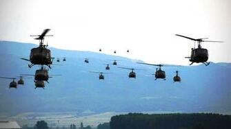 Army Military Usa Uh Iroquois Huey Helicopters Qah3