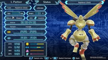 Rapidmon Gold Digimon World Next Order Grindosaur
