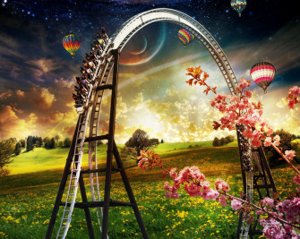 Roller Coaster Wallpaper