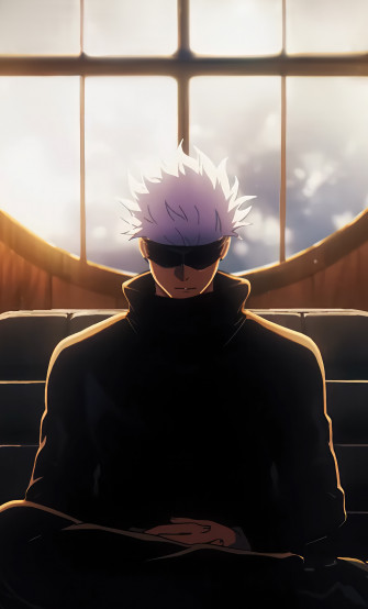 Satoru Gojo Jujutsu Kaisen iPhone HD 4k Wallpaper