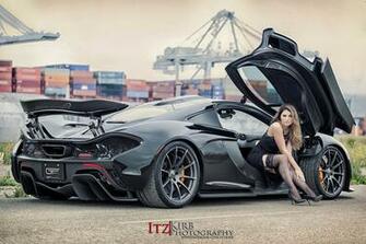 Mclaren P1 With Girl