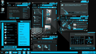 Windows Theme Xux Ek Blue By Newthemes