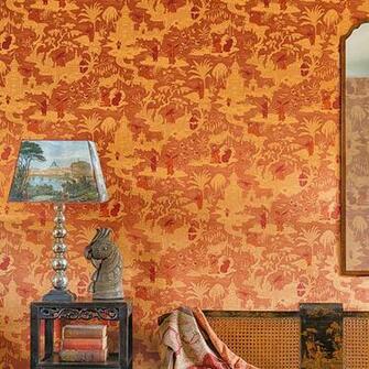 Chinese Toile Nature Designs Cole And Son Classic Wallpaper