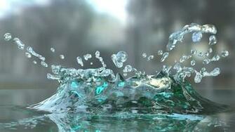 Water Nature Wallpaper 3d Light Blue