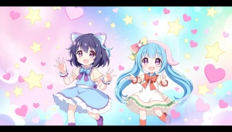 Kuromi And Melody Wallpaper