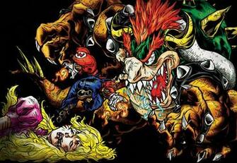 Mario Vs Bowser By Sebastianvonbuchwald