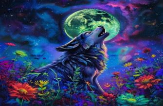 Neon Animal Wallpaper