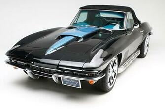 Chevrolet Corvette Chevy Stingray Blac Convertible C2 Wallpaper