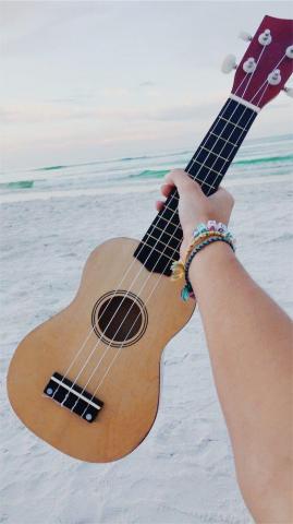 Ukulele Beach Pictures Photography