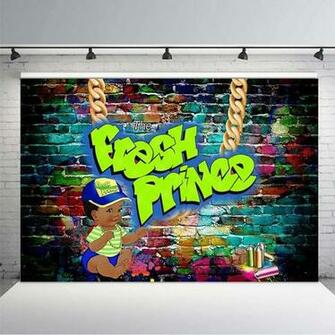 Amazon Comophoto Fresh Prince Baby Shower Backdrop