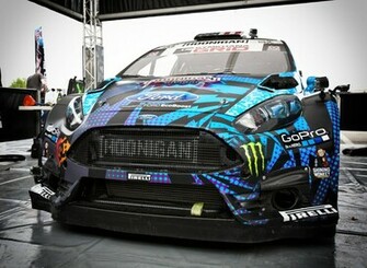 Wallpaper Ford Fiesta Ken Block Gopro Hoonigan