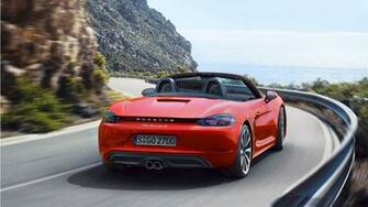 Orange Porsche Boxster Wallpaper