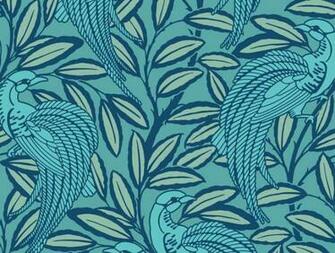 Tailfeather Peacock Blue Designer Wallpaper