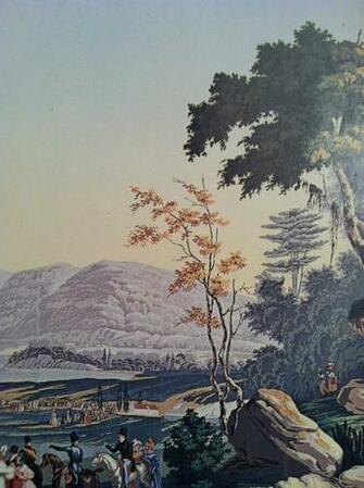 Vintage Scenic Wallpaper Zuber