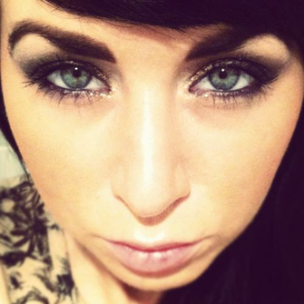 Glitter Eye Makeup On