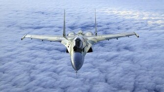 Su Aircraft Cloud Gray Sukhoi