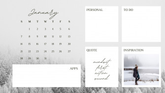 And Customizable January Templates