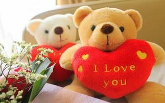 Amazing Cute Teddy Bear Love Wallpaper Full HD