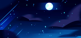 Steven Universe Night Background By Veronica Draws