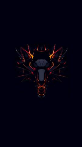 Witcher Dark Background Minimal 4k Ultra HD Mobile Wallpaper