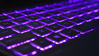 Neon Light Keyboard Wallpaper HD