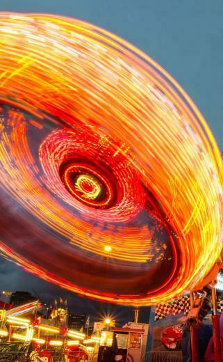 Calgary Stampede Lights HD Wallpaper For iPhone 4s