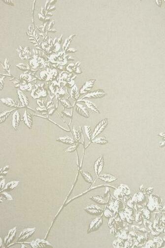 White Wisteria Wallpaper