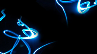 Neon Blue Aesthetic Wallpaper