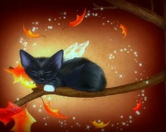 Pin Autumn Cat Animal Fall Leaves Pet