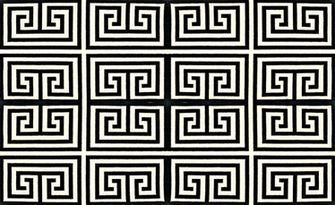 Greek Key Fabric Wallpaper Gift Wrap And Decals Spoonflower