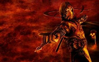 Scorpion Mortal Kombat Games Wallpaper Wide