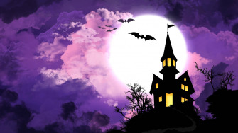 Haunted House Halloween Wallpaper