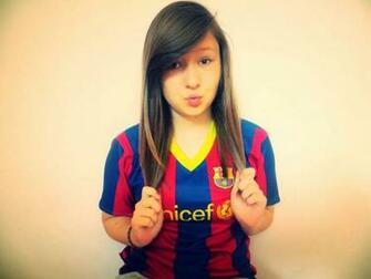 Cute Barca Female Fan Wallpaper Football HD