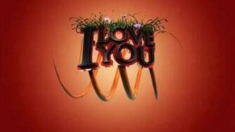 I Love You 3d Desktop Pc And Mac Wallpaper