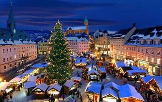 Wallpaper Christmas Market Annaberg Buchholz Germany