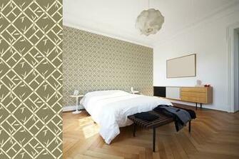Bamboo Trellis Wallpaper Modern Detroit By The