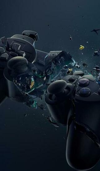 Crash Sony Dualshock Galaxy Tab Wallpaper