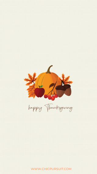 Aesthetic Thanksgiving Wallpaper For iPhone