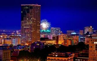 Wallpaper Portland Oregon Night City