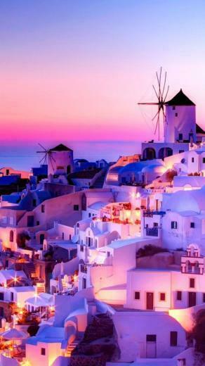 Santorini Wallpaper At Wallpaperbro