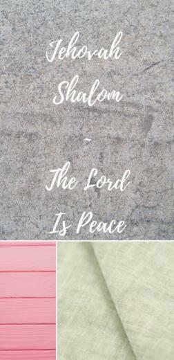 Jehovah Shalom The Lord Is Peace Themed Christian Wallpaper
