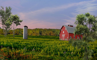 Farmhouse Desktop Wallpaper