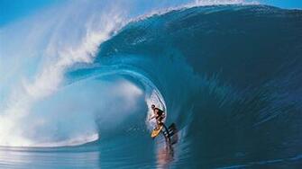 Tahiti Wave Surf Wallpaper HD Desktop