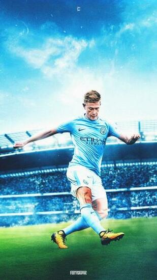 Kevin De Bruyne Lockscreen Footygraphic Football